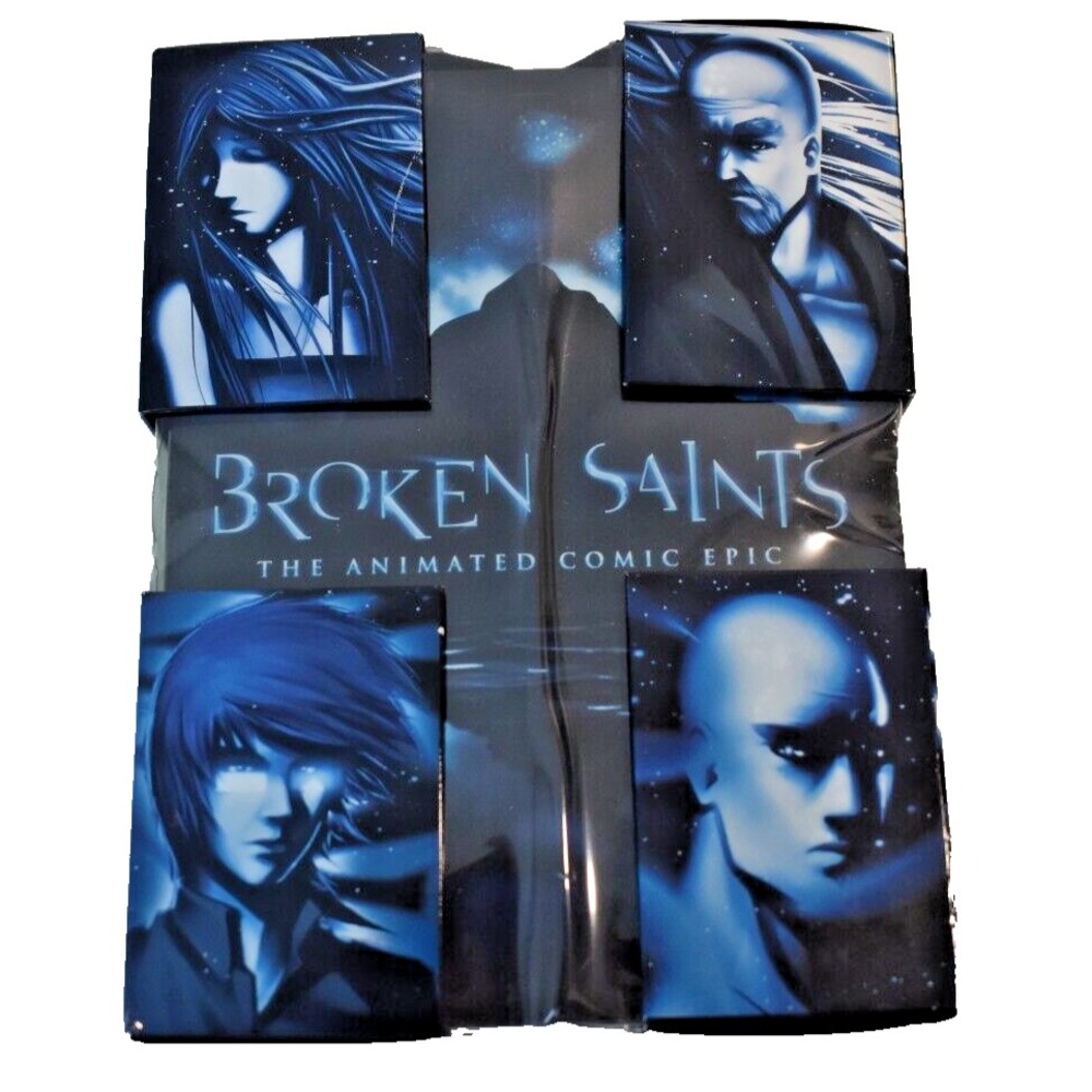 Broken Saints The Animated Comic Epic DVD 4-Disc Set 2006 Sci-Fi Fantasy NR